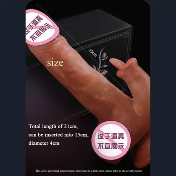 Realistic Dildo Wireless Remote Telescopic Swing Dildo Vibrator Tongue Massager Heating Penis G Spot Massage Sex Toy For Women 6