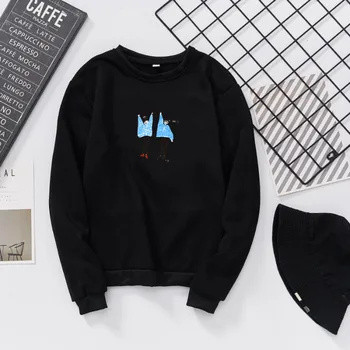 

2020 new autumn and winter loose and versatile fashion casual sweatshirt green