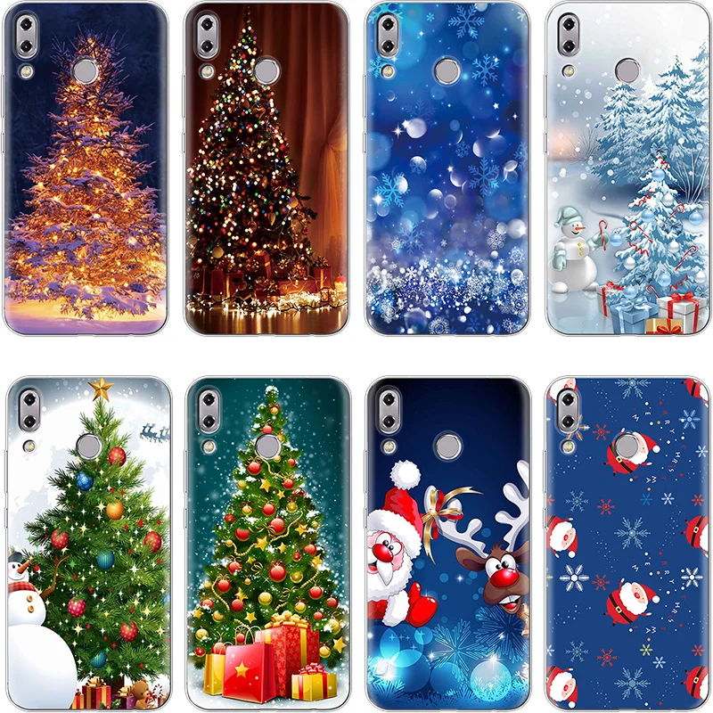 

Christmas tree TPU For Asus Zenfone ZS630KL ZE620KL ZA551KL ZE520KL ZE554KL ZC600KL ZC553KL 4 5 6 Laser Max Selfie Pro soft Case