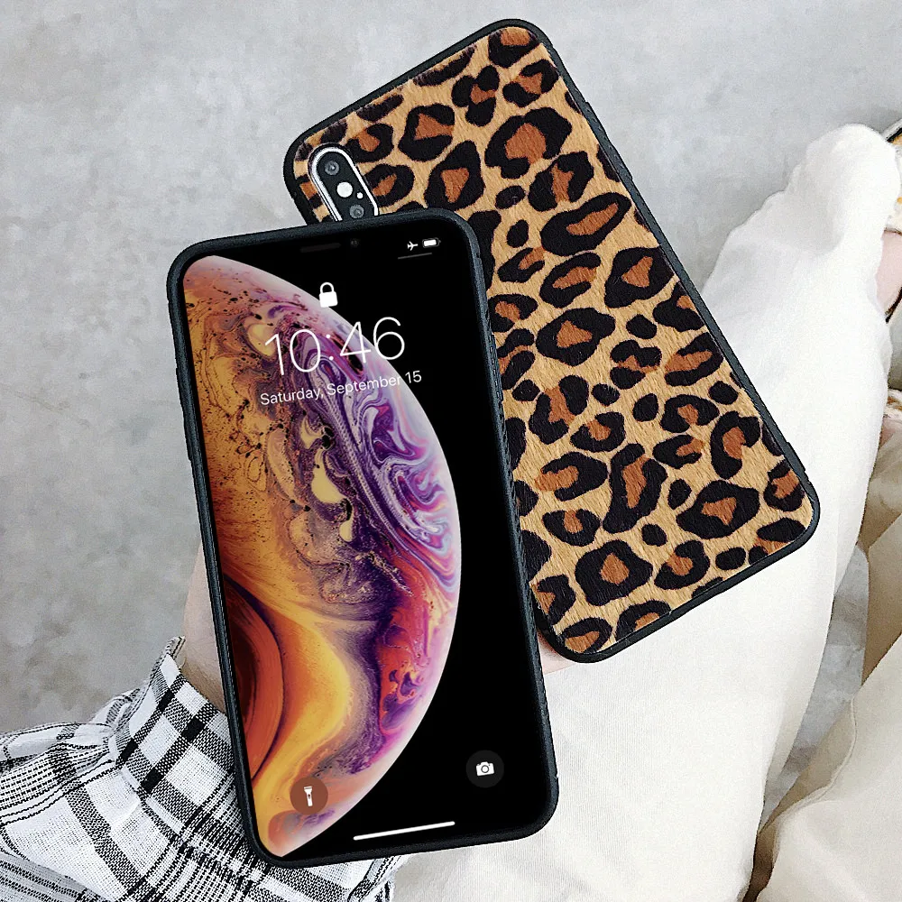 LCHULLE роскошный плюш леопардовый принт телефонные чехлы для huawei P20 P30 mate P30 Lite Pro Мягкий ТПУ силиконовый чехол