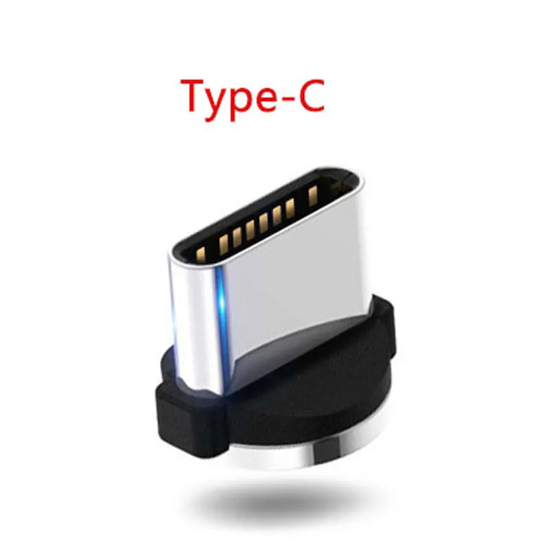 Стример линия передачи данных Магнитный Micro USB кабель для Iphone xsmax Xiaomi 9 huawei P30 P20 Micro usb type C волшебный свет зарядный кабель - Цвет: For Type C