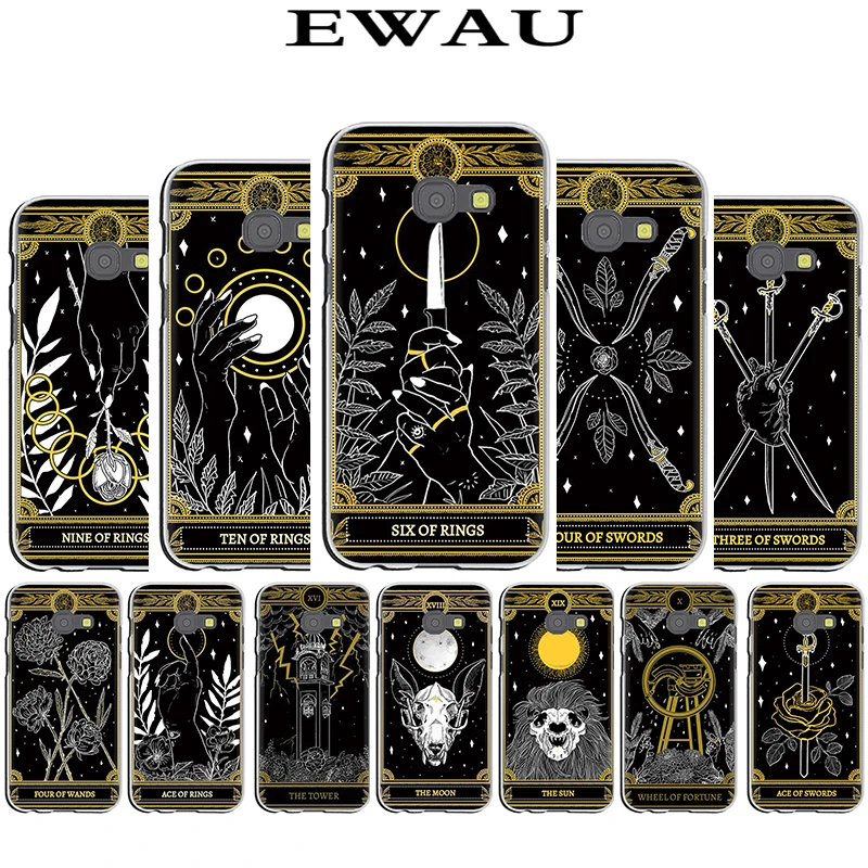 

EWAU Death Tarot Coque Shell Hard Phone Cover Case for Samsung Galaxy J1 J2 3 5 Prime J6 7