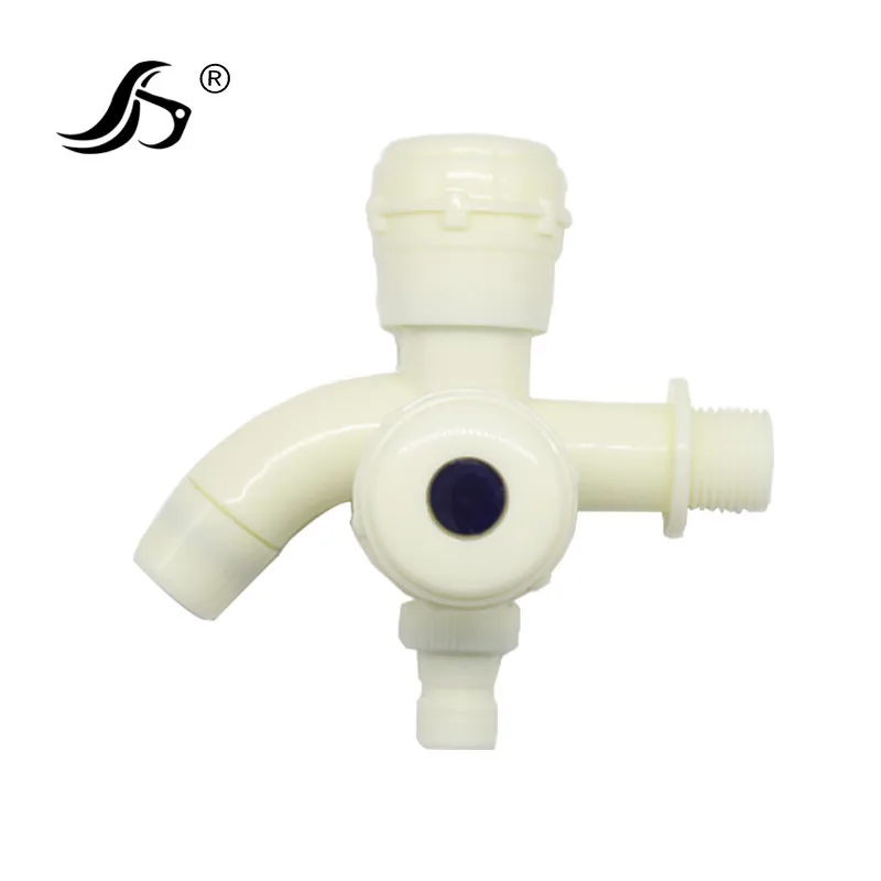 

Plastic Washing Machine Faucet Beige Dual-Use Tap Single Cold Water Nozzle Fast Open Faucet Manufacturers Direct Selling