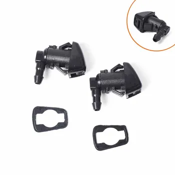 

2pcs Auto Car Windshield Washer Wiper Water Spray Nozzle Vehicle Front Glass Nozzle Fan-Shaped Water Spout Car Accessories