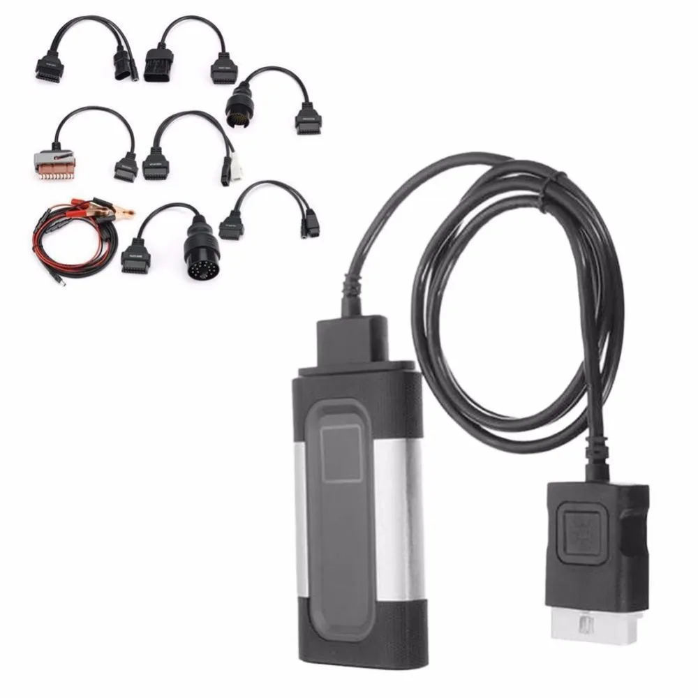 

2015R3 keygen for autocome cdp pro 2019 bluetooth obd cars trucks diagnostic tool obd2 scanner +8 pcs car cable