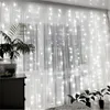 Curtain 3*2.5M 240LED String Light Fairy Icicle Outdoor Garland LED Light For Window Wedding Home Xmas Decoration Lighting ► Photo 3/6