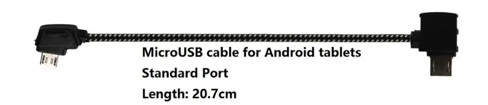 Для DJI Mavic Mini Pro Air 2 Pro OTG кабель для передачи данных телефон планшет передача провода Android MicroUSB type-C кабель IOS для DJI управления - Цвет: 20.7cm Standard USB