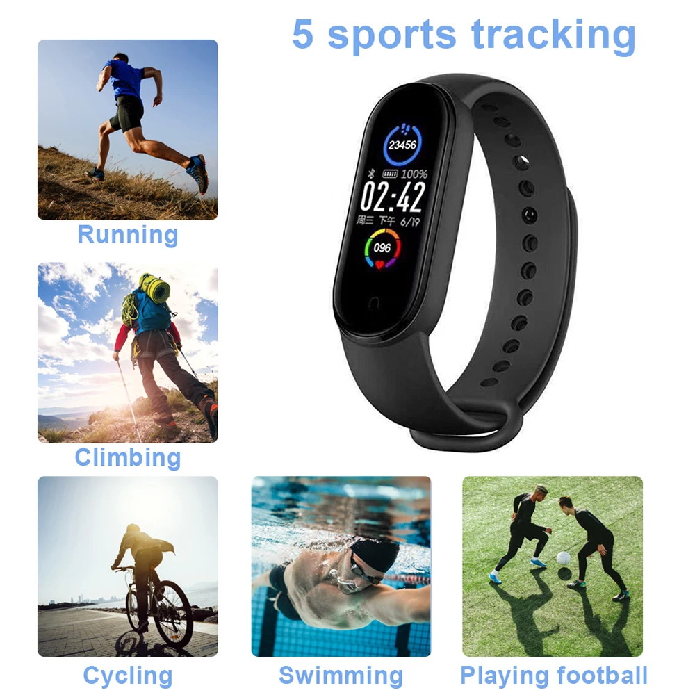 de fitness bluetooth pulseiras inteligentes ios android