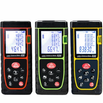 

Mileseey New Model Laser Rangefinder Tool Laser Distance Measurer Meter Height Measurement Instrument Laser Distance Measurer