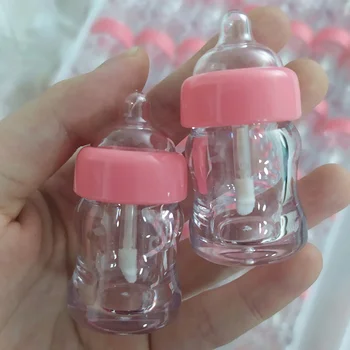 

10pcs 7ml Clear Lip Gloss Wand Tube Empty Packaging DIY Creative Milk Baby Bottle Lip Gloss Bottle Cosmetic Lipgloss Container