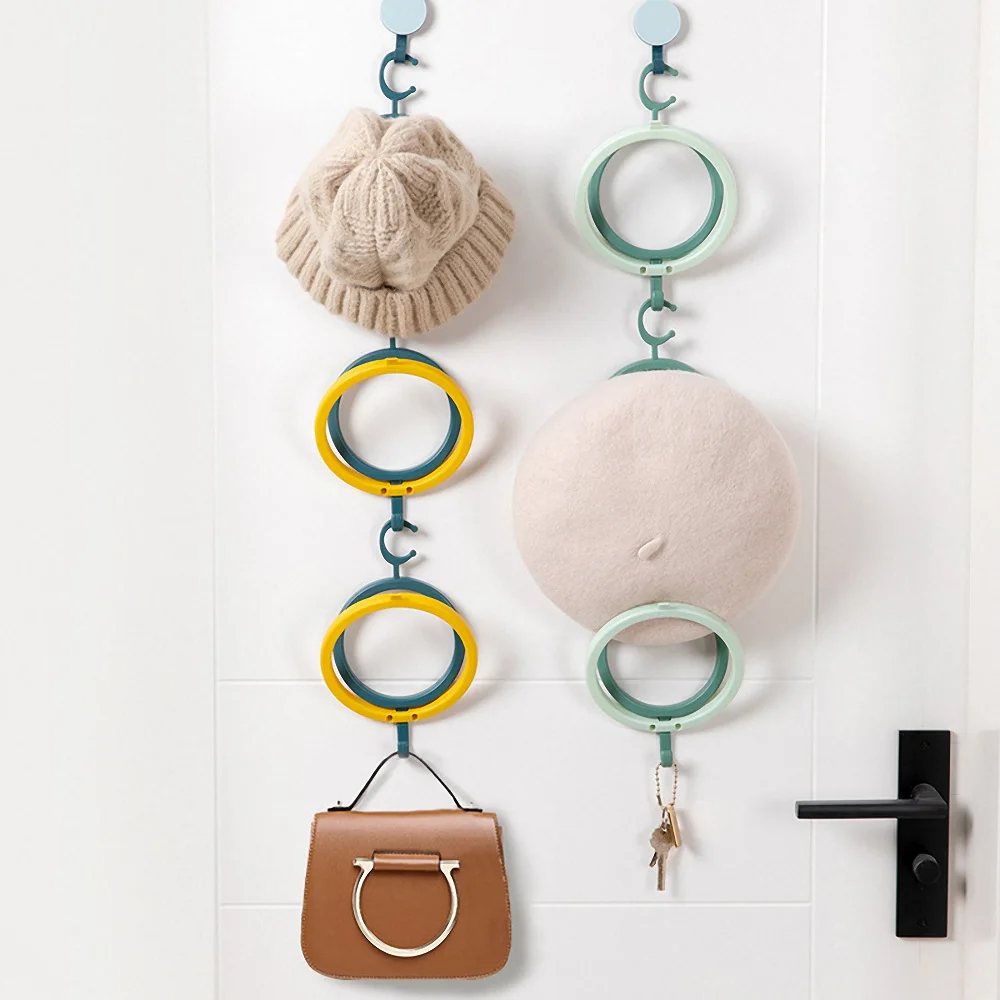 Hat Hanger Wall Hanging Door Back Storage Rack Cap Towel Key Closet Shelf Living Room Accessories Bathroom Tools | Дом и сад