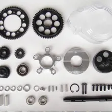 Двухскоростная система с пластиковым чехлом для 1/5 GTB Racing HPI ROFUN ROVAN KM Baja 5B 5T 5SC RC автозапчасти