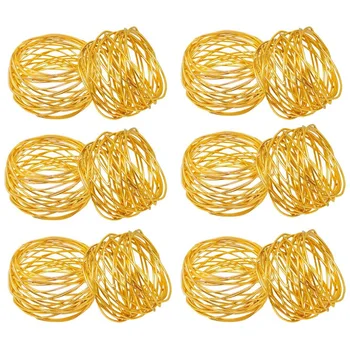 

12 Napkins Buckle Western Napkins Buckle Home Table Metal Napkin Ring Hotel Table Cloth Ring Table Decoration