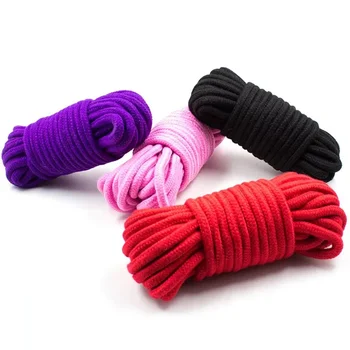 

5 meters thick cotton rope sm fun binding binding rope hands and feet physical restraint