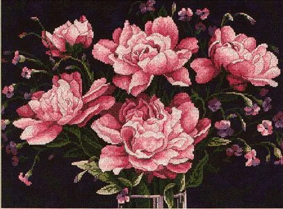 

FF Little Pirate Counted Cross Stitch Kit Cross stitch RS cotton with cross stitch Dim 03882 - PINK ROSE