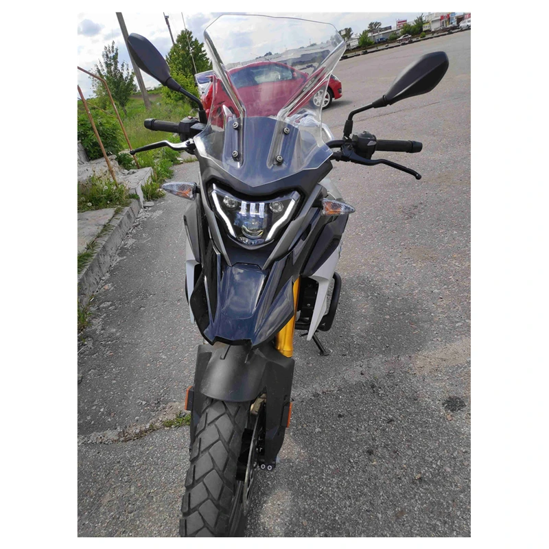 Лобовое стекло для BMW G310GS 2017 2019 G310 GS 2018 прозрачная и серая Защитная крышка