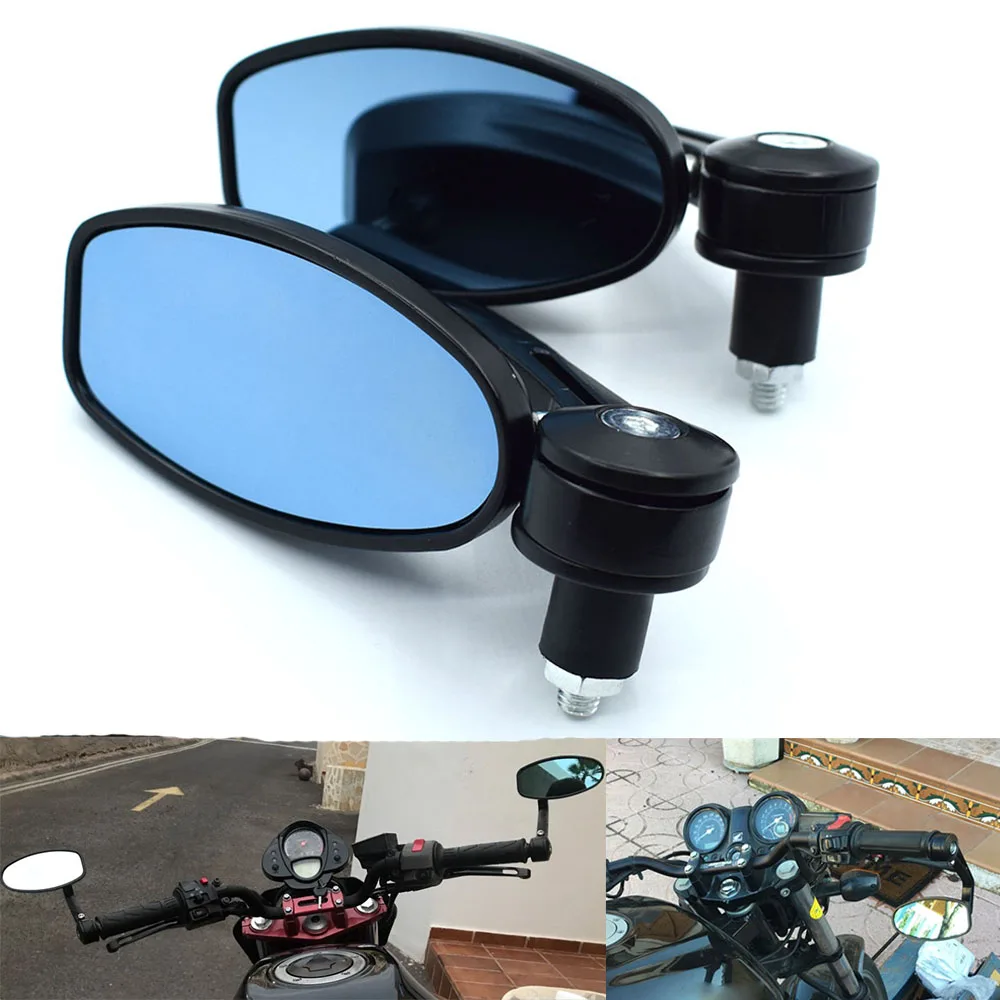 Universal 7/8 '' 22mm Handlebar End Motorcycle Rearview Mirror for Triumph SPEED TRIPLE 675 STREET R DAYTONA | Автомобили и