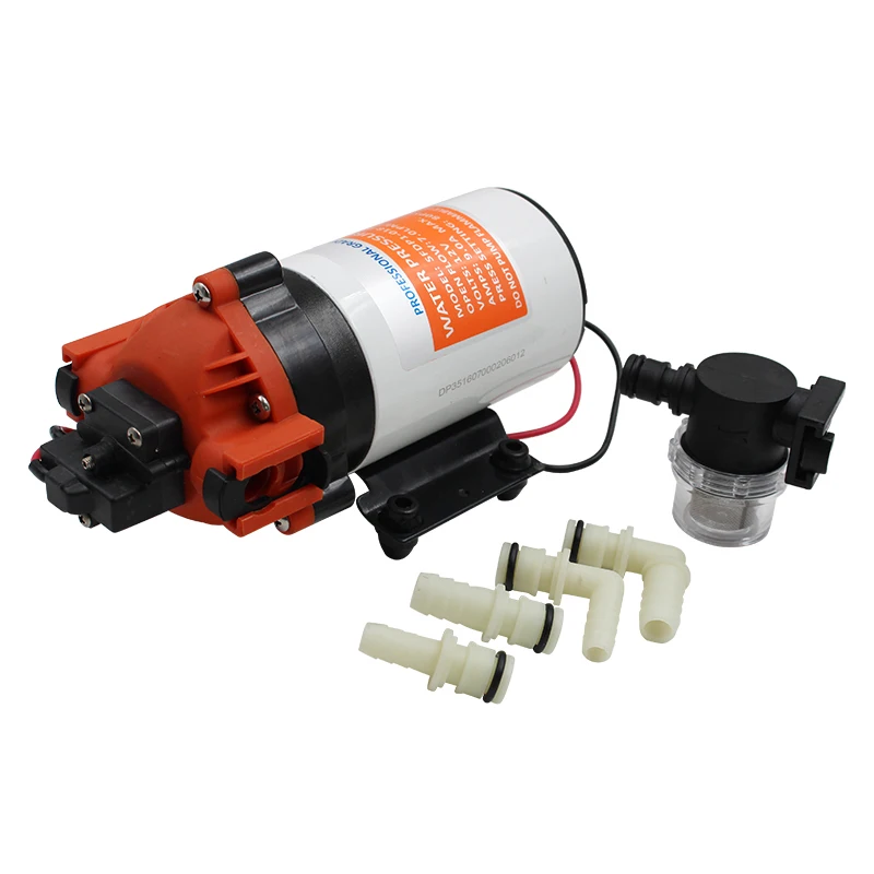 80 PSI 12V 24V Marine Water Pump 7LPM Diaphragm Pump Boat Accessories Showers Toilets