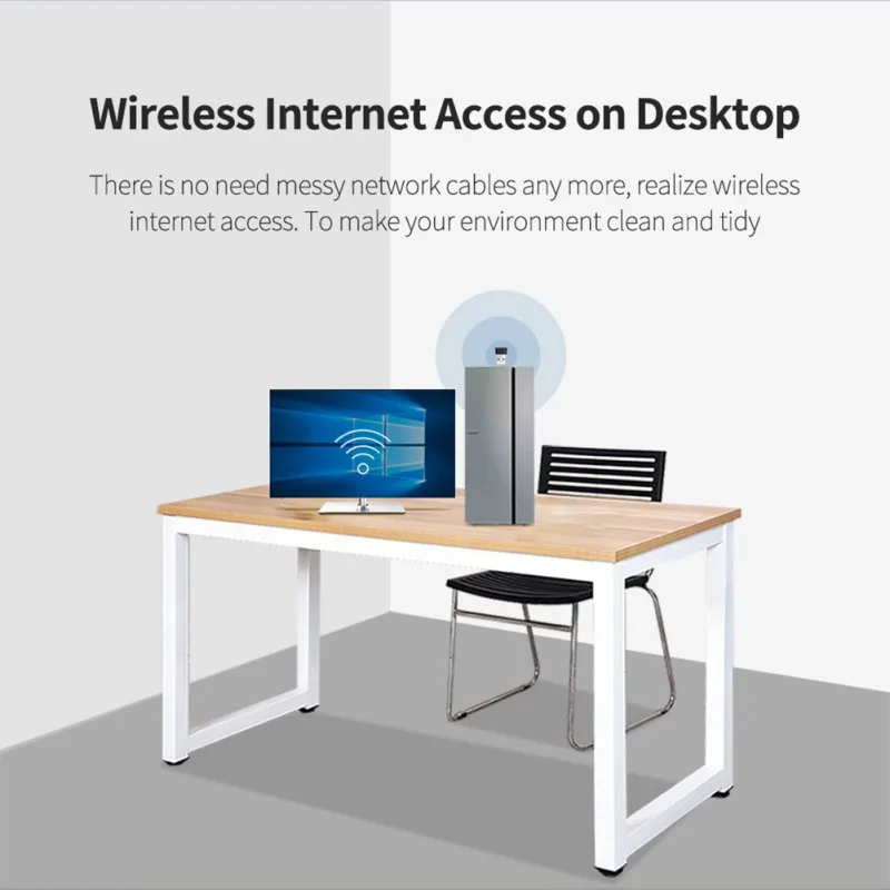 Cf-811ac Двухдиапазонная Usb беспроводная сетевая карта 650 м Мини Портативный Wifi настольный компьютер передача сигнала