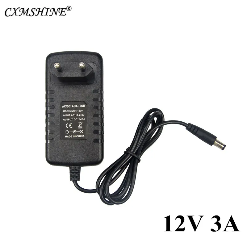 DC12V 3A светильник ing трансформатор для Светодиодные ленты светильник переключения драйвер адаптера питания Блок питания светодиодной ленты