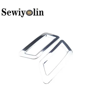 

Car Styling for New X-TRAIL ABS Chrome Air Condition Vent Cover Sticker T32 2013 2014 2015 Car Accessories Stainless Steel Latch