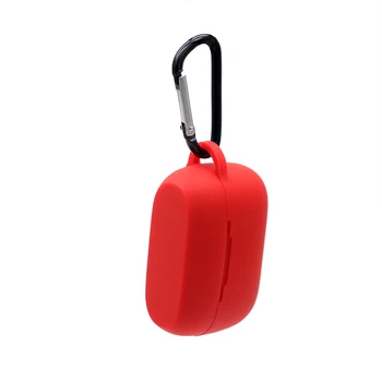 

50pcs Silicone Protection Case Cover for jabra elite 75t Case Portable Bluetooth Earphone Anti-shock Cases with Carabiner