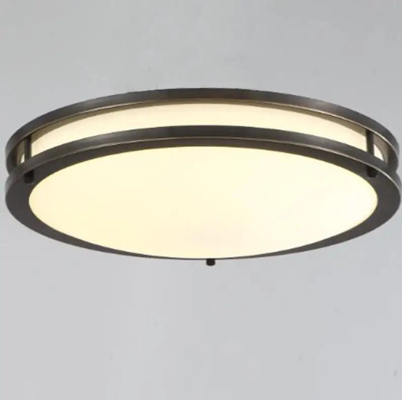 Пост современный MODO стеклянный шар винтажная латунная подвесная люстра лампа для низкого потолка крыши светодиодный подвесной светильник лампа для фойе и столовой - Цвет корпуса: Black Small D31xH9CM