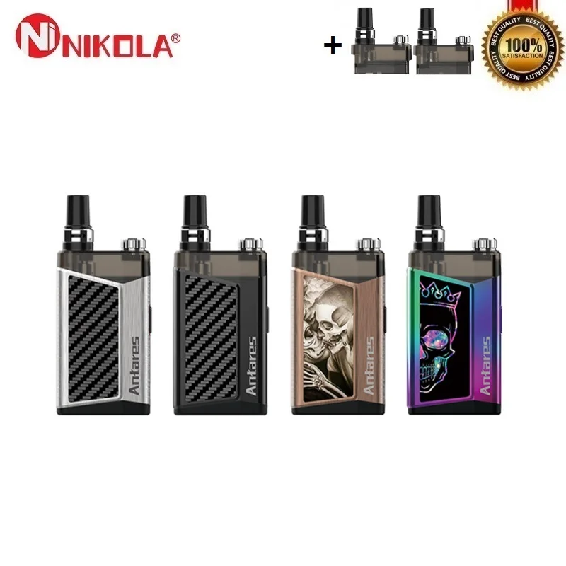 

Original Nikola Antares Pod System Kit 1200mAh Box Mod with 2ML Cartridge All-in-one Vape Kit Vaporizer VS Smoant Pasito Frenzy