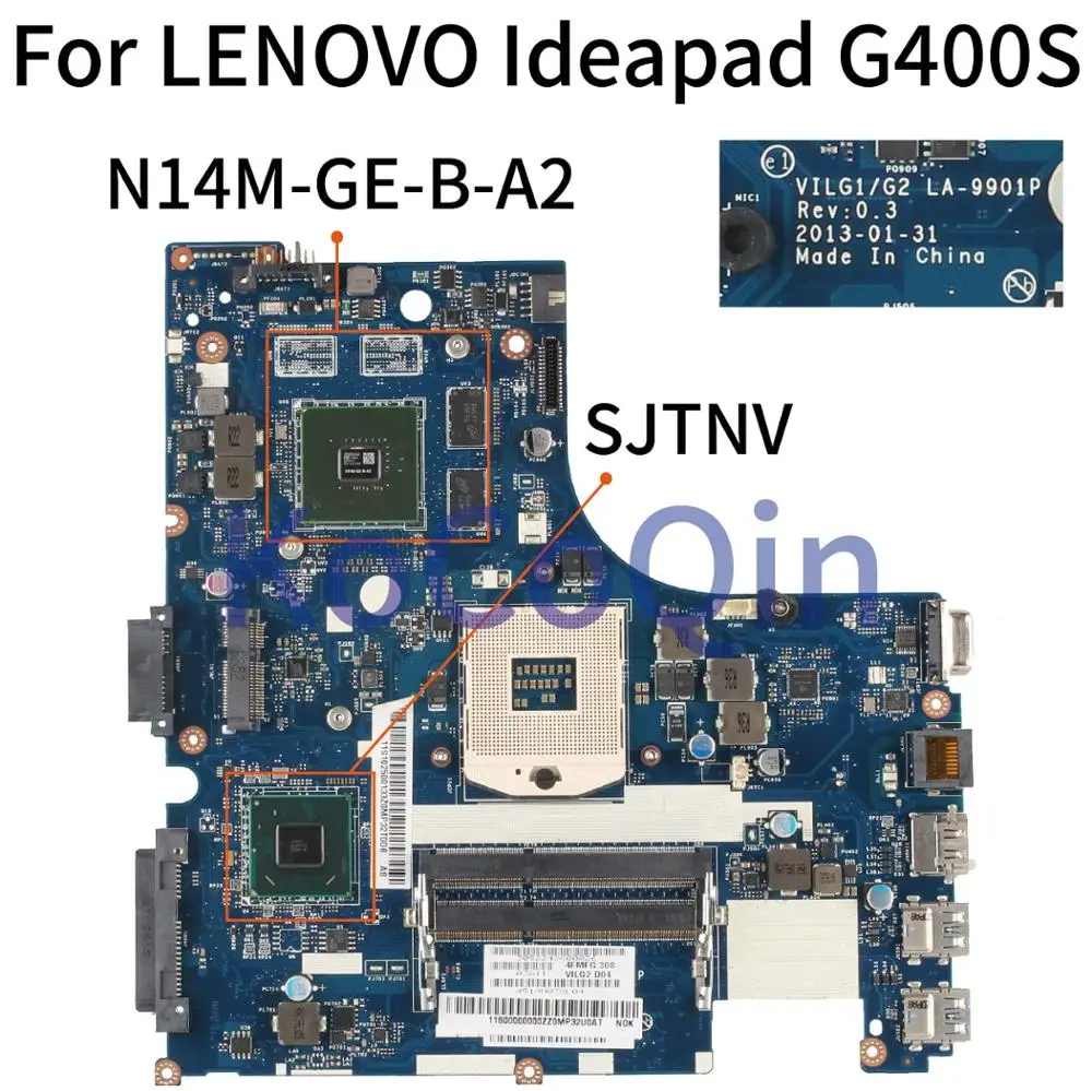 Материнская плата KoCoQin VILG1/G2 материнская для ноутбука LENOVO Ideapad G400S HM70 SJTNV GT720M LA