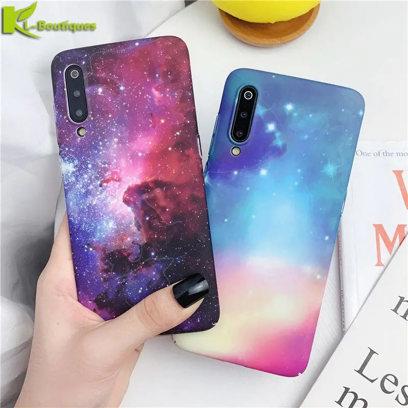

Xiaomi Redmi Note 7 Case on for Coque Xiomi Xiaomi Mi 9 8 Redmi Note 7 Pro Cover Fundas Space Universe Sky Luminous Phone Cases