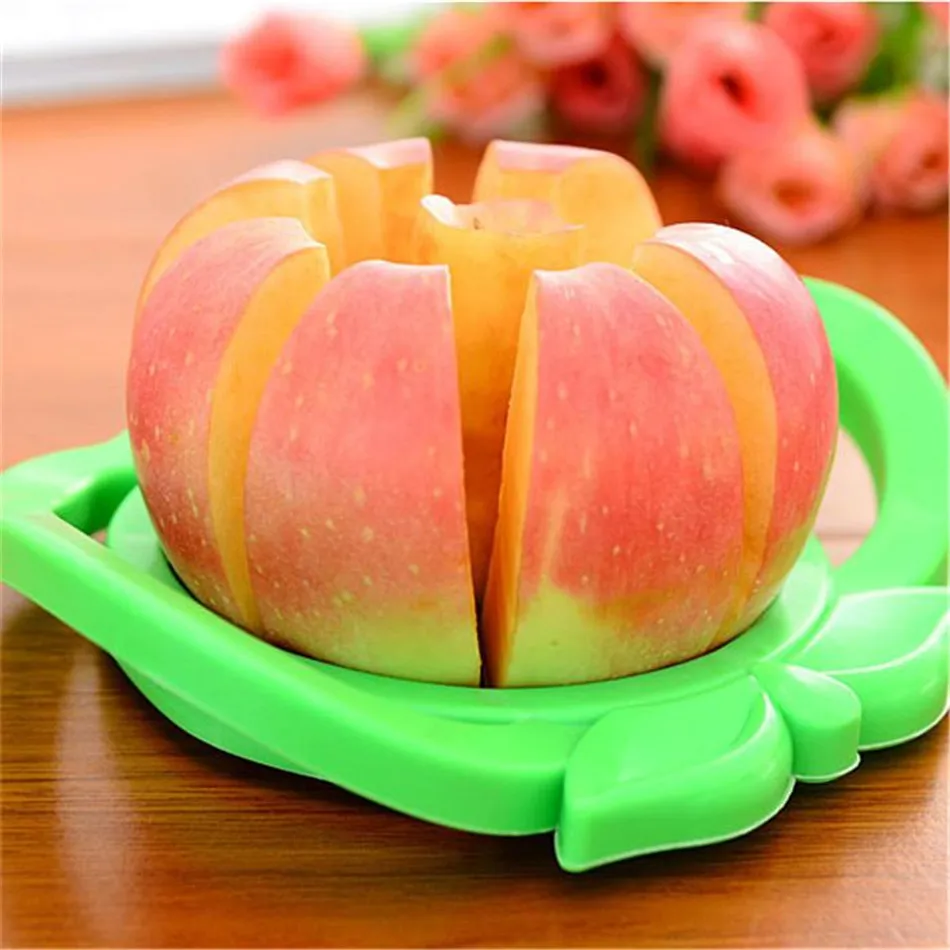 

TTLIFE Kitchen Apple Slicer Corer Cutter Pear Fruit Divider Tool Comfort Handle for Kitchen Apple Peeler Food Chopper