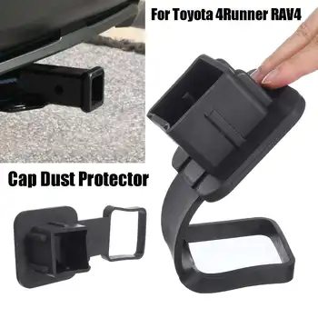 

18.7x8cm Trailer Hitch Receiver Cover 2 Inch Auto Trailer Hitch Cover Plug Caps Rubber Dust Protector For Toyota 4 Runner RAV4