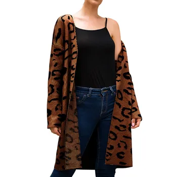 

Oversize Sweater Women Outwear Coat Cardigan 2019 Autumn Pocket Open Front Long Sleeves Knitting sweater mujer