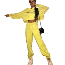New Women Sweatpants 2 Piece Set Loose Hoodie Crop-Tops and long Pants Outfits 2020 Spring Casual sexy Trousers Suit New Women Sweatpants 2 Piece Set Loose Hoodie Crop-Tops and long Pants Outfits 2020 Spring Casual sexy Trousers Suit