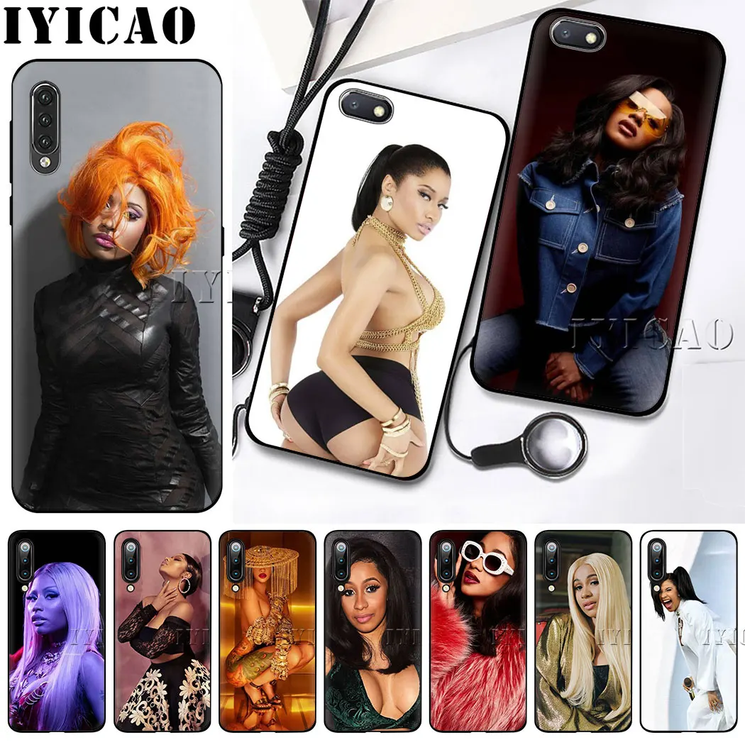 IYICAO American Rap Singer Cardi B Design Soft Silicone Case for Redmi 4A 4X 5A 6A 5 6 Plus 7 S2 Note TPU Phone Cover | Мобильные