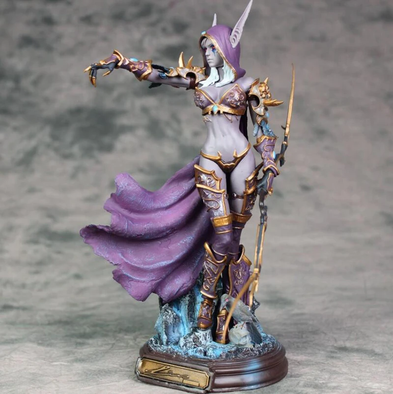 22 см катаклизмов фигурки игры Sylvanas Windrunner фигурка из ПВХ Коллекционная модель