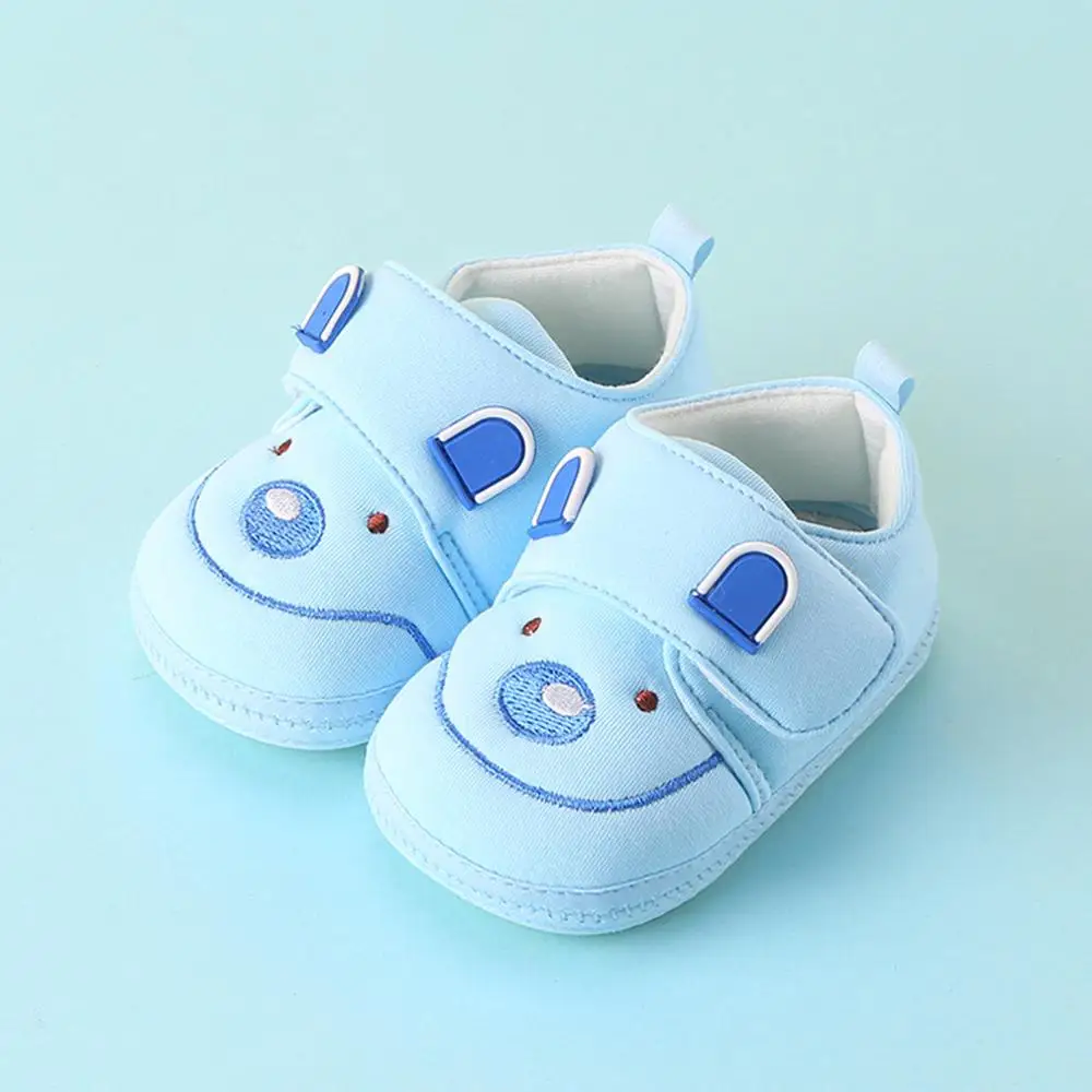 Newborn Baby Toddler Cute Shoes Kids Girls Boys Fashion Cartoon Soft First Walking Shoes With New Brand