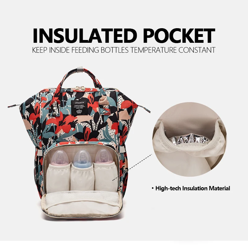 Diaper bag backpack mommy bag Maternity large nappy bag Bolsa Maternida Printed Bebe baby bag Travel Backpack Baby Care wetbag