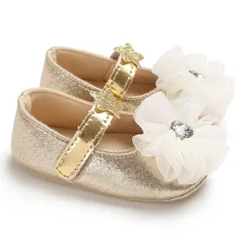

C-500 0 to 18 Months Baby Girls Shoes Handmade First Walkers Newborn Baby Infant Cute Girls Crochet Knit Toddler Shoes