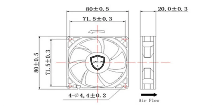 ventilateur de réfrigérateur roulement ventilateur avec dc nouveau