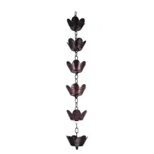 Garden-Accessory Rain-Chain Gutter Cups Chimes Downspout And 1-Pc