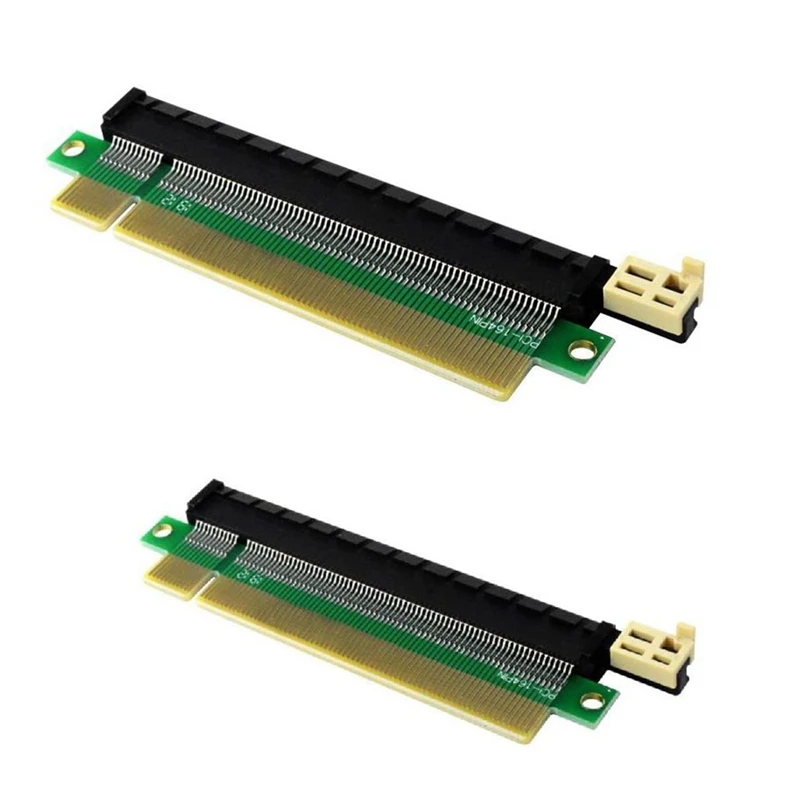 2Pack PCI-E 164 Pin Slot PCI-Express 16X Riser Card Male to Female Extension Protector Upward Adapter 1U 2U | Компьютеры и офис