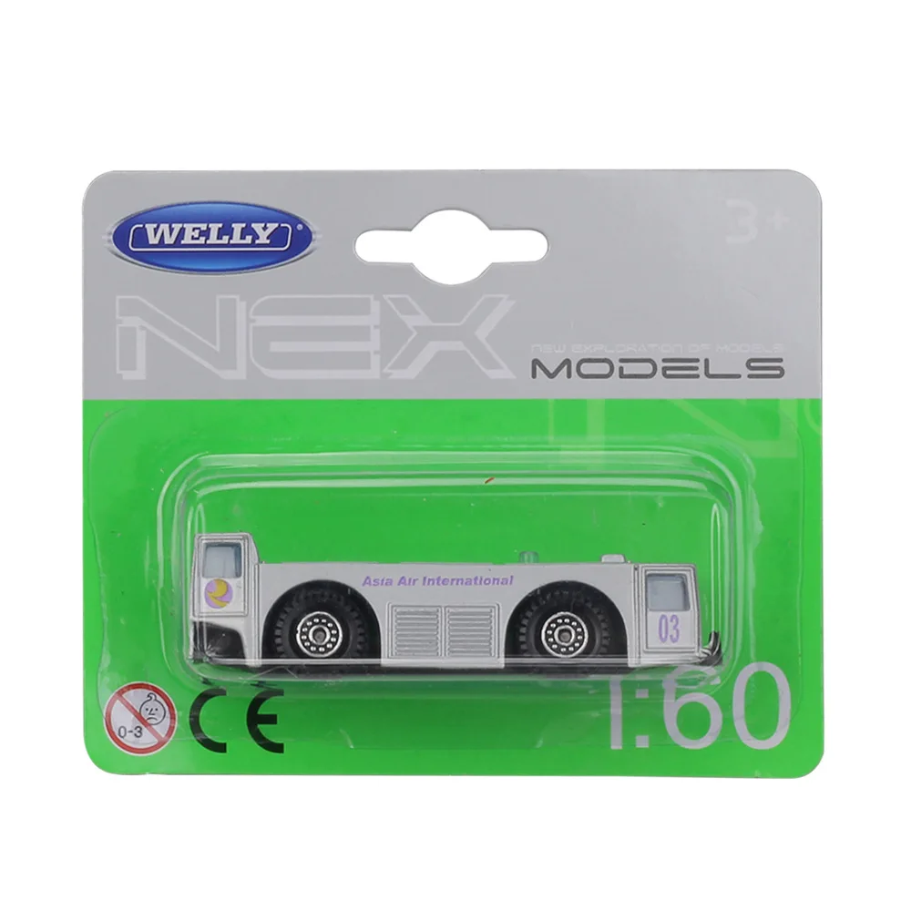 WELLY литья под давлением 1: 60 мини-модель автомобиля Toyota Corolla/аэропорт специальный автомобиль автобус, трактор, прицеп из сплава металла игрушечный автомобиль для детей Подарки - Цвет: Asian Internationa