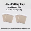 4pcs Pottery Clay