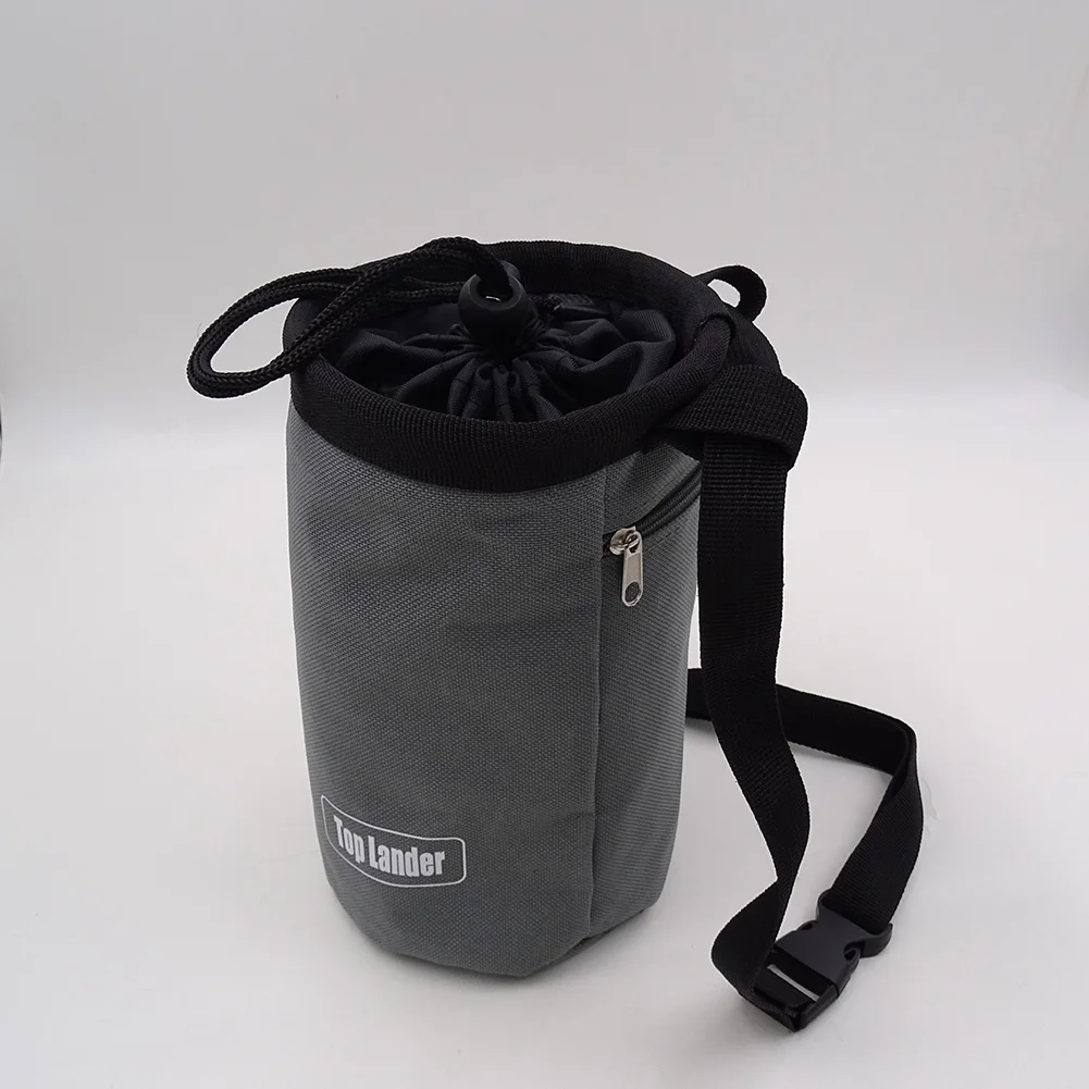 Водонепроницаемый мешочек с магнезией Вес подъема эквивалентность Drawstring хранения регулируемый ремень полиэстер Боулинг большой емкости карман