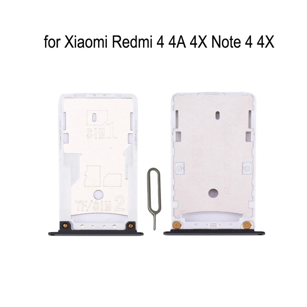 

For XIAOMI Redmi 4 4A 4X Note 4 4X Original Phone Housing New SIM Tray Adapter For Xiaomi Note 4 4A 4X Micro SD Card Tray Holder