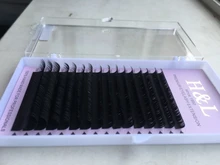 H & L SINCE-pestañas postizas de visón PBT coreanas, 1990 L/L +/LC/LD/M(LU), mezcla de 8-15, pestañas individuales para injerto en forma de L, maquillaje