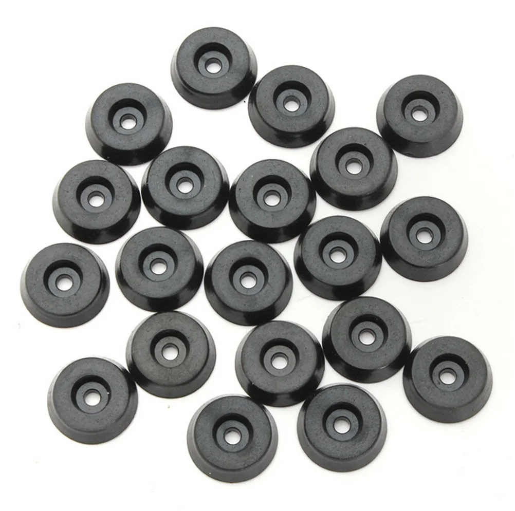 Black Rubber Table Chair Furniture Feet Leg Pads Tile Floor Protectors Wholesale 20pcs/lot  18x15x5mm