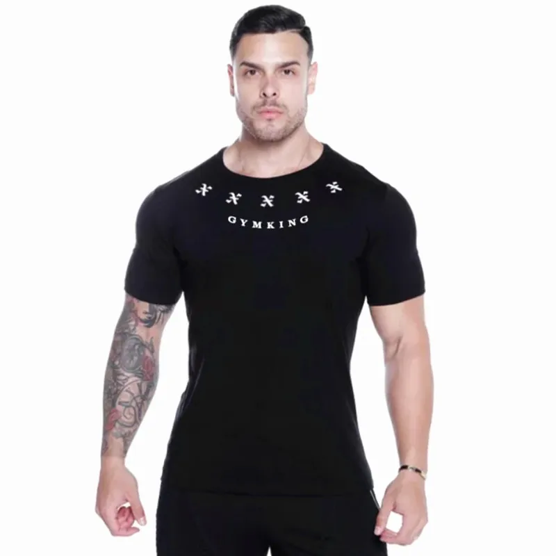 2019 New Men cotton T-shirt Joggers Sporting short sleeve Tees Shirt Male Gyms Fitness Bodybuilding Male CasuaTees Tops Clothing 2019 New Men cotton T-shirt Joggers Sporting short sleeve Tees Shirt Male Gyms Fitness Bodybuilding Male CasuaTees Tops Clothing