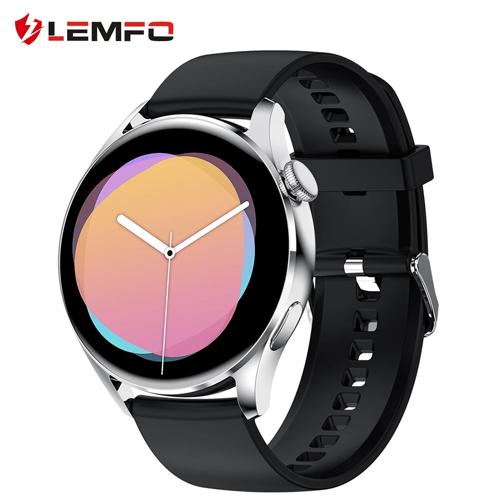 LEMFO Wear 3 Pro Smart Watch Man 1.32 Inch 360*360 Screen Support
